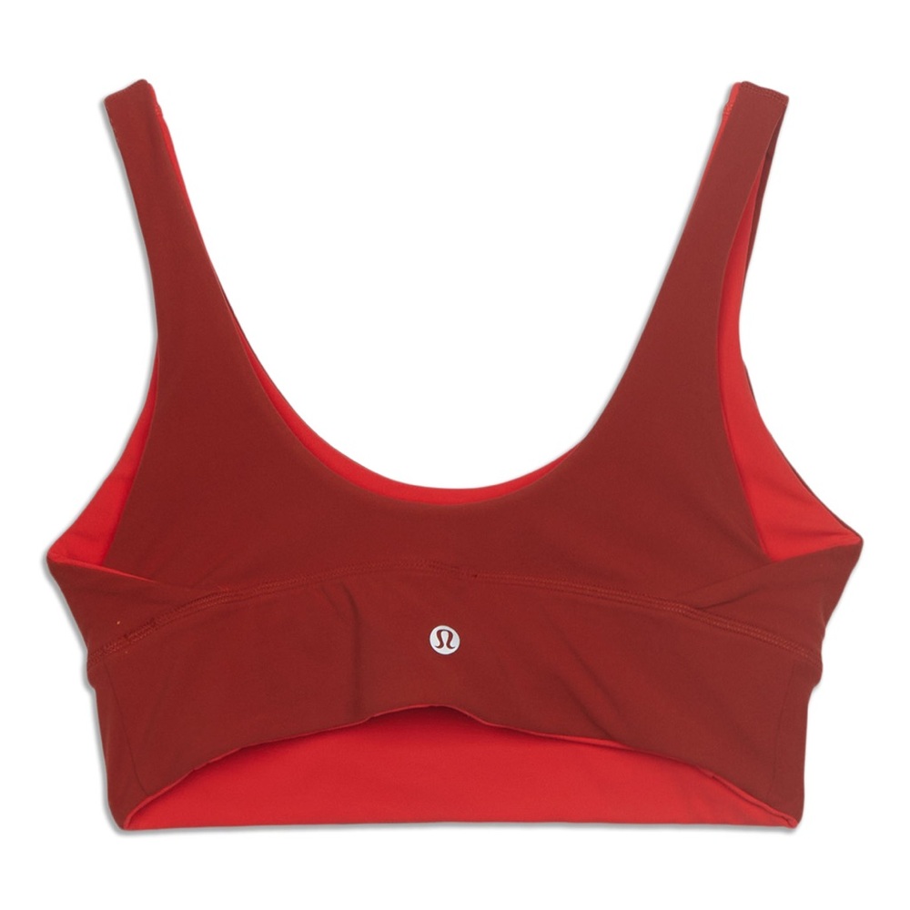 lululemon athletica Red/Brown Reversible Align Sports Bra - Size 4